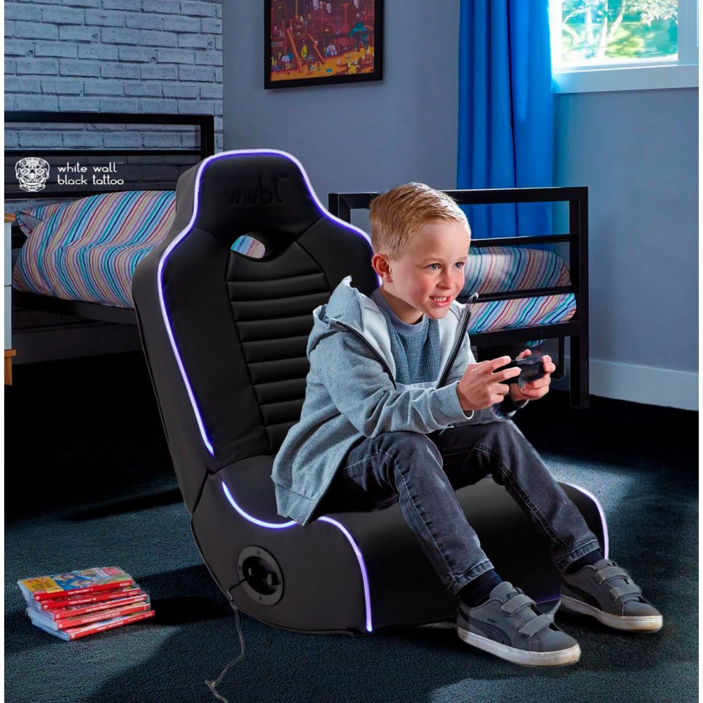 Кресло игровое напольное, встроенные динамики 2.1, RGB подсветка Кресло игровое напольное, встроенные динамики 2.1, RGB подсветка