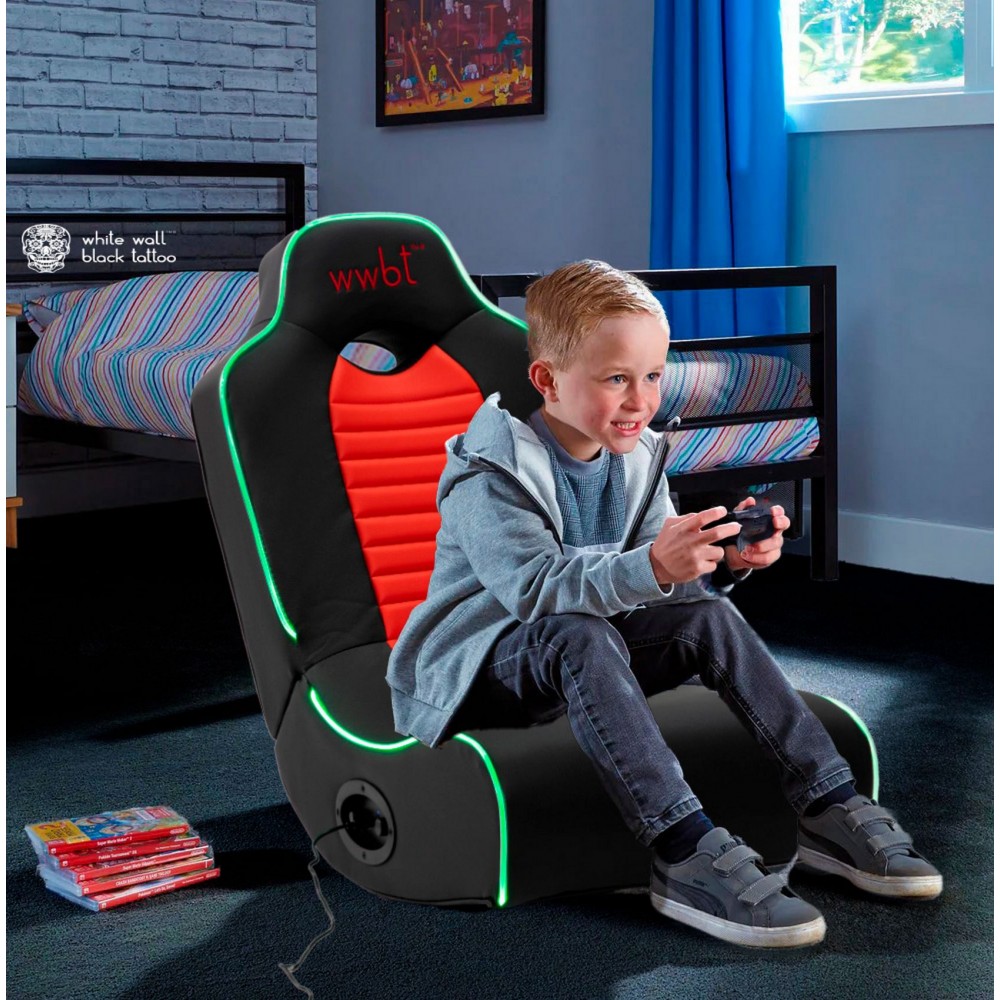 Кресло игровое напольное, встроенные динамики 2.1, RGB подсветка Кресло игровое напольное, встроенные динамики 2.1, RGB подсветка