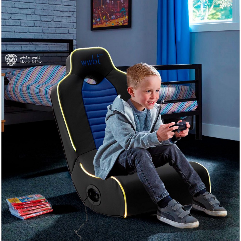 Кресло игровое напольное, встроенные динамики 2.1, RGB подсветка Кресло игровое напольное, встроенные динамики 2.1, RGB подсветка